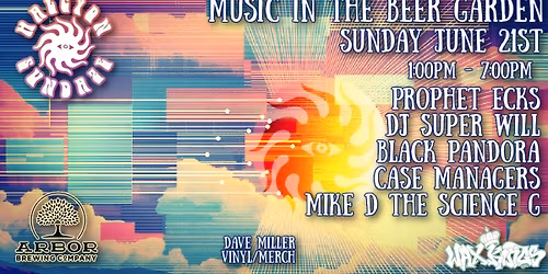Halcyon Sundaze June 21st -   at Arbor Brewing Company - Ypsilanti 