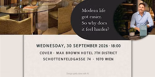 Book Presentation: Friction - Why we're paying twice for modern life