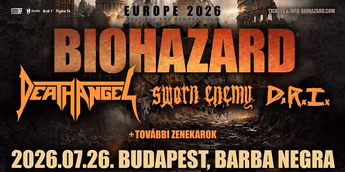 D.R.I. (US) supporting Biohazard - Barba Negra 
