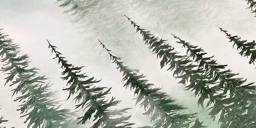 Moody Misty Forest Scene in Oil with Magnolia Fine Art