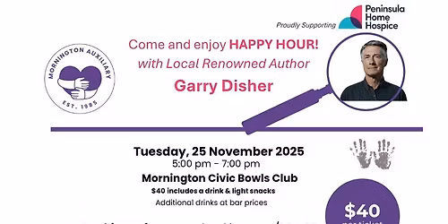 Garry Disher - Connection and Storytelling with the Author himself
