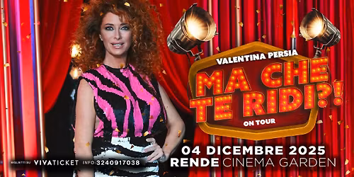 Valentina Persia - Rende Cinema Teatro Garden 4 dicembre 2025