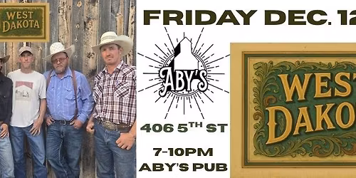 West Dakota LIVE on Aby's Pub stage