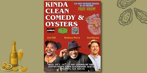 Kinda Clean Comedy & Oysters 10\/14\/26