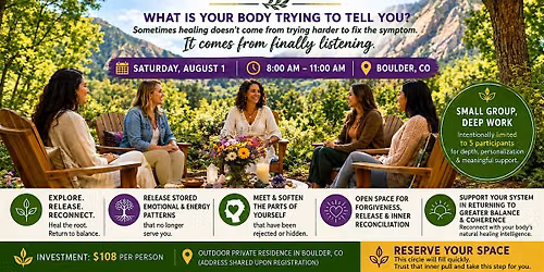 Soul Renewal Healing Circle: What is your body trying to tell you?