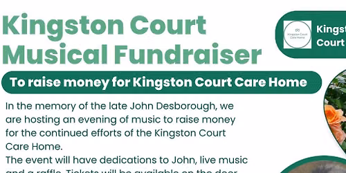 Musical Fundraiser for Kingston Court Care Home