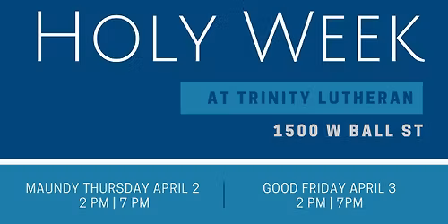 Holy Week Mid-Week Services