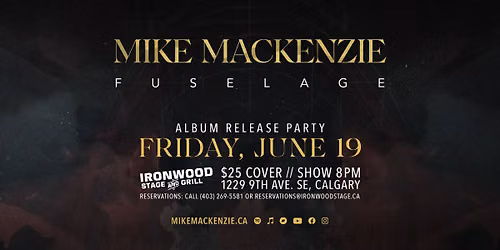 Mike MacKenzie Fuselage Album Release Party