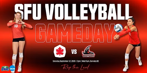SFU Volleyball vs. Northwest Nazarene University
