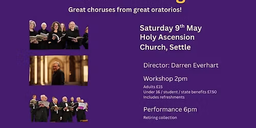 Come and sing great choruses from great oratorios!