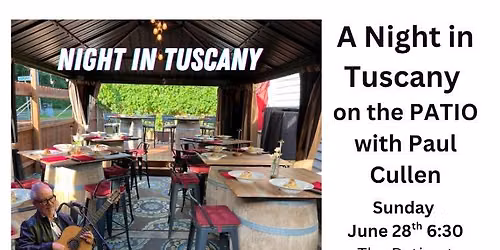 A Night in Tuscany with Paul