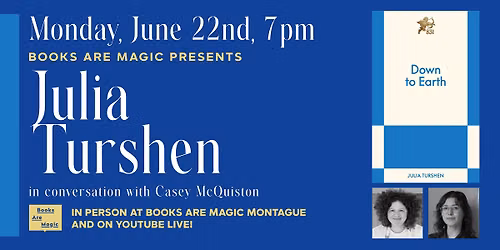 In-Store: Julia Turshen: Down to Earth w\/ Casey McQuiston
