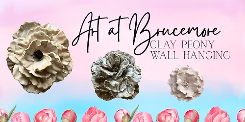 Art at Brucemore: Clay Peony Wall Hanging