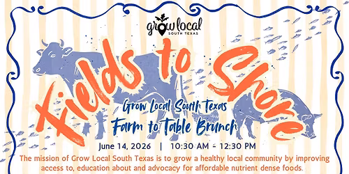 14th Annual Farm to Table: Field to Shore Brunch & Fundraiser