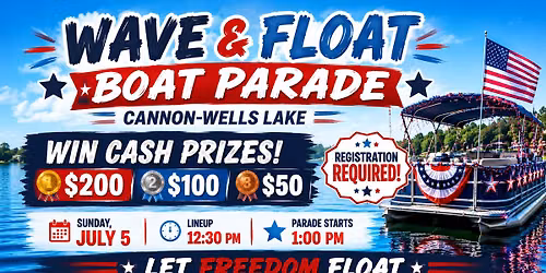 Cannon-Wells Wave & Float Boat Parade