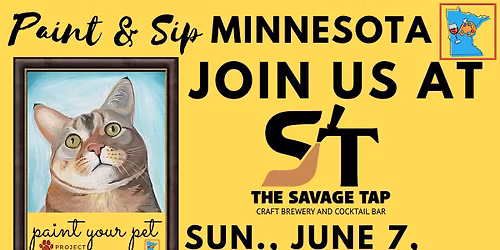 June 7 Paint Your Pet Project at The Savage Tap