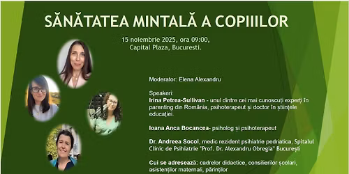 S\u0102N\u0102TATEA MINTAL\u0102 A COPIIILOR  