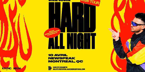 \u00eeLESONIQ pr\u00e9sente : JAKE SHORE au Newspeak