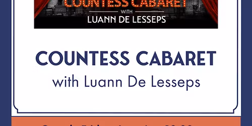 Countess LuAnn - Luann de Lesseps at Fillmore New Orleans