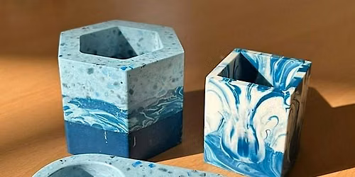 Intro to Jesmonite: The Chunky Pots Workshop in Starbeck, Harrogate