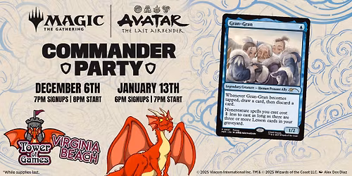 MTG | Avatar: The Last Airbender - Commander Party