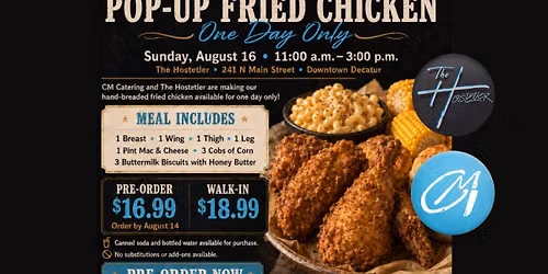 Fried Chicken Pop-Up @ The Hostetler