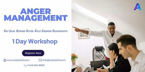 Anger Management Training \u2013 Edmonton, AB | In-Person & Live Virtual