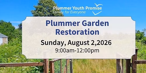 Plummer Garden Restoration Volunteer Cleanup