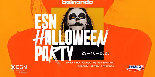 Halloween ESN party \/ Belmondo Olomuc