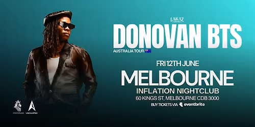 DONOVAN BTS LIVE IN MELBOURNE