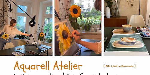 Aquarellmorgen bei All\u00e9gresse
