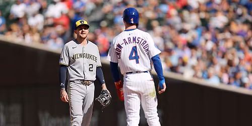 CHICAGO CUBS VS MILWAUKEE BREWERS AT AMERICAN FAMILY FIELD\/MILWAUKEE, WI