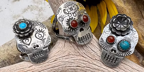 "Make it at Meltdown" Sugar Skull Ring