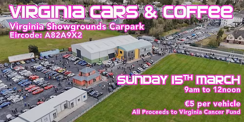 Virginia Cars & Coffee - Sunday 15th March - 9am to 12noon - A82A9X2
