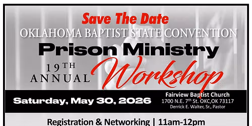 OBSC 19th Annual Prison Ministry Workshop