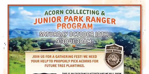 Acorn Collecting and Junior Ranger Program