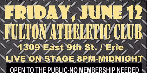 Mean Old Bastards @ Fulton Athletic Club \/ Erie 8-Midnight