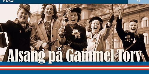 Alsang p\u00e5 Gammeltorv - Danmarks Befrielse - Gratis, bare m\u00f8d op