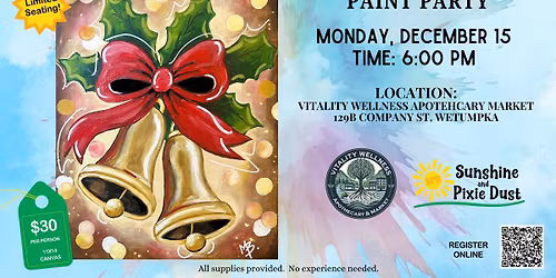 Paint Party at Vitality Wellness Apothecary Market