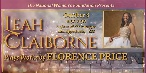Leah Claiborne plays works by Florence Price