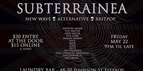 SUBTERRAINEA #2 - 80s synthpop & 90s britpop and more