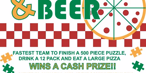 Pizza, Puzzles & Beer!!!
