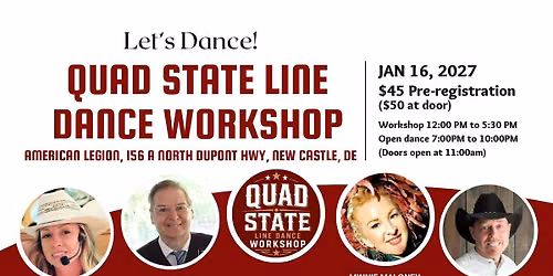 Quad State Line Dance Workshop 2026 (Fall Edition)