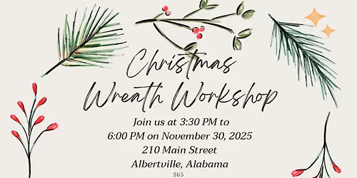 Christmas Wreath Workshop