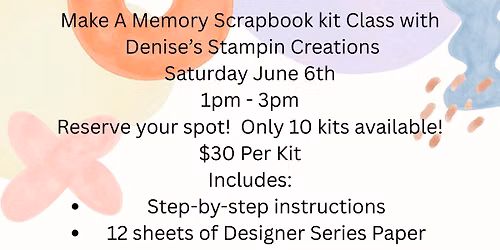 Scrapbook Class 