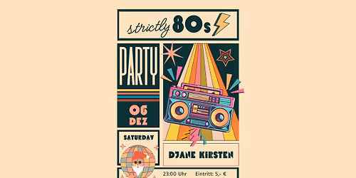 PARTY: Strictly 80s