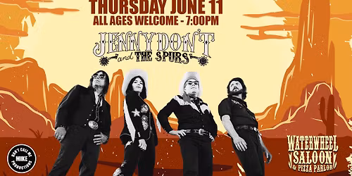 Jenny Don't & The Spurs return! Thurs. June 11.