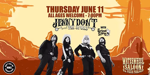 Jenny Don't & The Spurs with Grime Spree! June 11, 2026