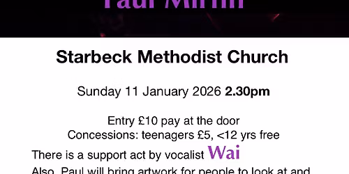 An acoustic afternoon with Paul Mirfin