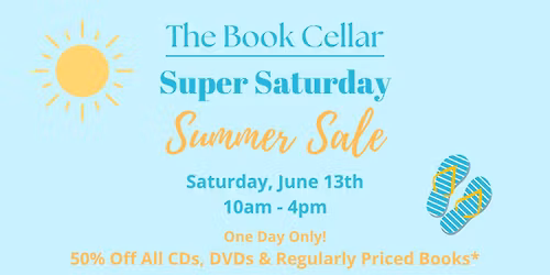 Book Cellar - Super Saturday Sale 